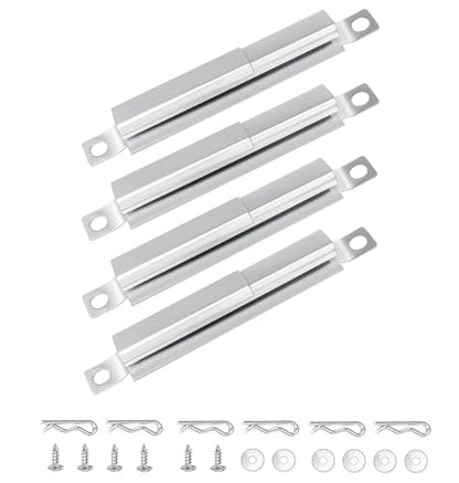 4-Pack Universal Carryover Tube for Char-Broil Gas Grill | 304 Stainless Steel, Universal for 4-5 Burner Grills (Charbroil/Nexgrill), Easy Installation, adjustable length - size: 4 Pack