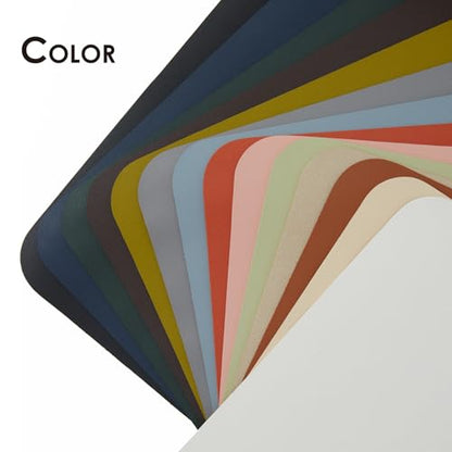 Leather Desk Mat - Small Non-Slip PU Desk Pad for Office and Home - Desk Organization and Accessories - Ideal for Large Mouse Pad and Small Desk Mats on Top of Desks (Dark Gray,23.6"x 13.8")