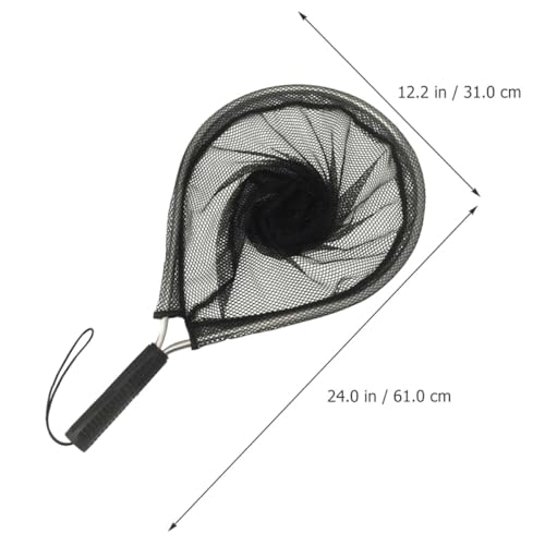 BESPORTBLE Portable Wear-Resist Fishing Net Basket Soft Mesh Lightweight Handheld for Outdoor Fishing and Diving Fish Gear