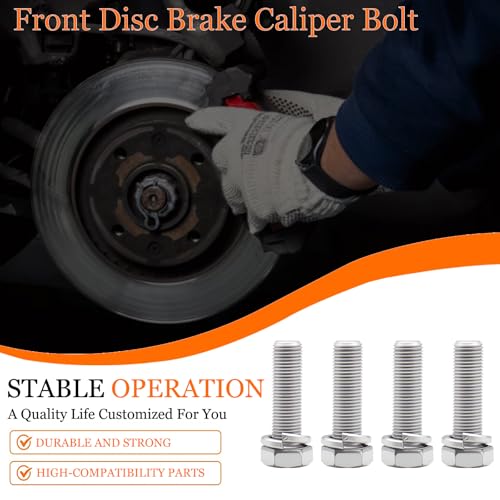 4 Pcs Disc Brake Caliper Bracket Bolt Fit for Subaru Baja, BRZ, Crosstrek,Forester,Impreza,WRX,STI,Legacy,Outback,SVX Select Models,Replace OEM 901130011 - style: Replace 901130011