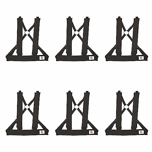 SPEEDSTER 6 Pack Padded Harness for Athletes- Wear Forward for Speed Training or Backward for Overspeed Training. Fits 13+ Male and Female Athletes