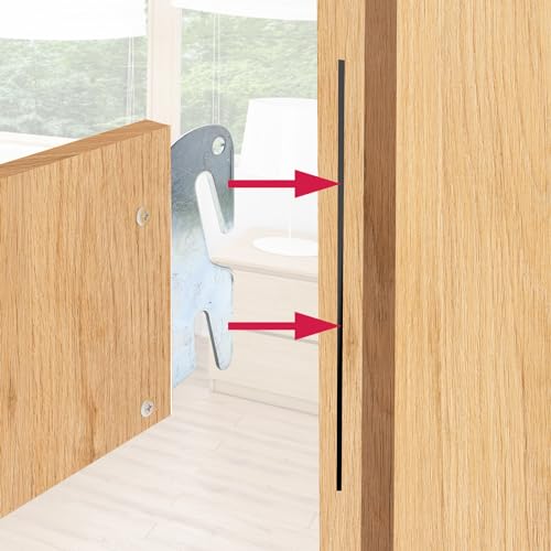 Bitray Wood Bed Plates Rail Hook Plates for Bed Frame Bracket Replacement | 4pcs, Silver丨Iron Nickel-Plated丨3.8x2.3x0.08in丨Rust-Proof Hardware丨with Screws丨for Wooden Bed Frames, Headboards, Footboard - style: 4pcs