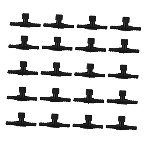 ABOOFAN 30pcs Shape Connector Adapter for Oxygen Tubing Easy Installation for Fish Tanks and Aquariums Airflow for Air Pumps and Stones