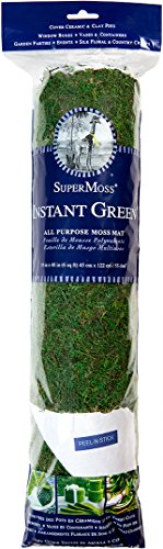 SuperMoss (22401) Instantgreen Moss Mat, Peel N Stick, 18 x 48in, Fresh green