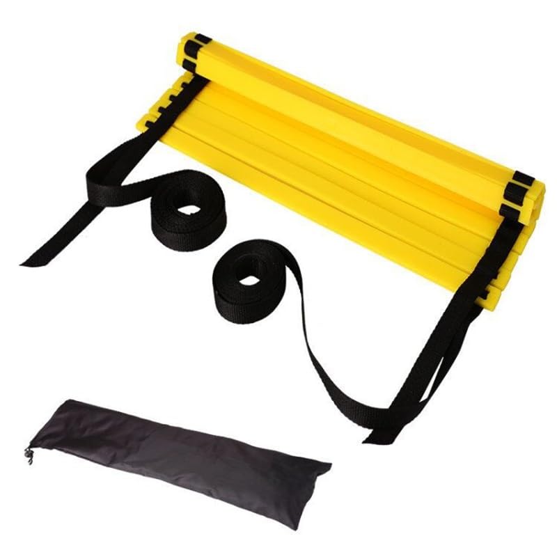 Kadimendium Speed Training Ladder with Adjustable Spacing Footwork Practice Equipment for Fitness Enthusiasts - size: 8m / 26.25ft 16 Rung