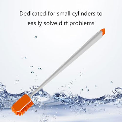 Long Handle Fish Tanks Scrubber for Glass Aquariums Double Bristle Washing Scrubber Long Handle Brush Aquarium Cleaning Tools