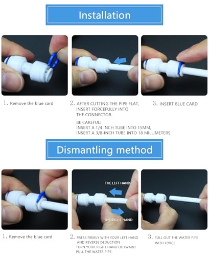 1/4" Push Fit Plug, Temporary Cap Blocks Flow & Stops Leaks | Quick-connect plug for RO, drink dispensers & water purifiers. Cap unused tubing to shut off water and prevent leaks. - size: 1/4-Inch PE Pipe Plug