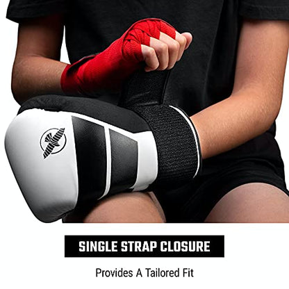 Hayabusa S4 Kids Boxing Gloves for Boys and Girls - color: White, size: 6oz