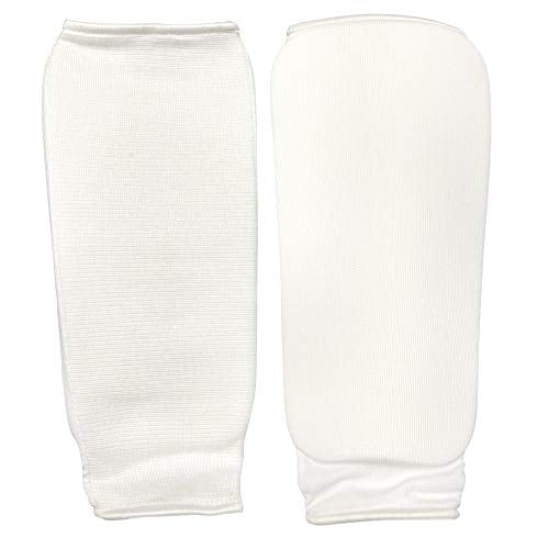 AAMA Martial Arts Taekwondo Cloth Elastic Shin Guard Protector - size: Adult Small