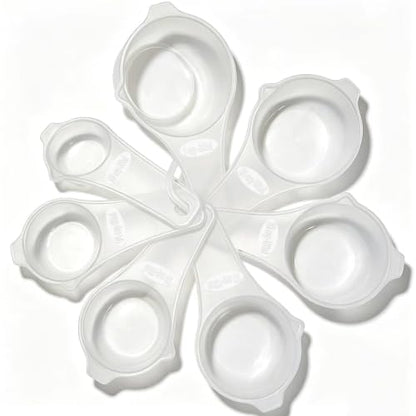7 PCS Measuring Cups Set, BPA Free - color: Translucent, size: 7 Cups