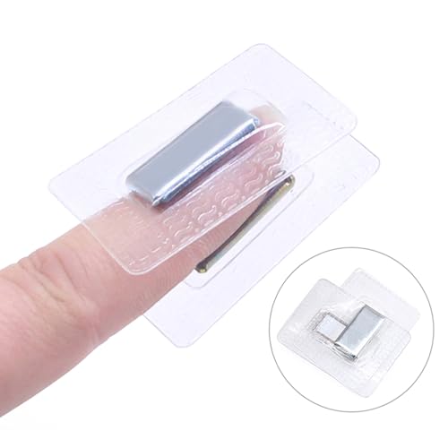 Hidden Magnetic Snap,Invisible Magnets Sew in PVC for Thin Fabrics (Rectangle Magnets 20x10mm) - style: PVC-Rectangle