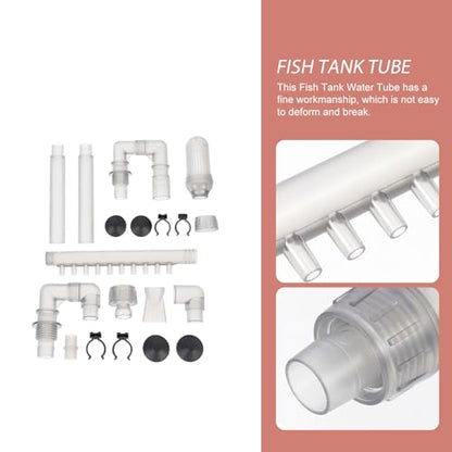 balacoo 2sets Intake Replacement Tube Tank Filter Tubing Fish Plastic Filters Accessories Accessory Aquarium Water Inflow of Professional Canister Parts