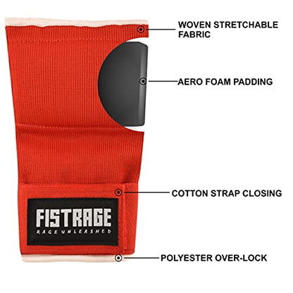FISTRAGE Speed Ball Boxing Hand Wraps MMA Muay Thai Training Punching Dodge Striking Bag Leather Kit Hanging Swivel Workout Speedball Kicking with Mitt - color: Red, size: Small-Medium