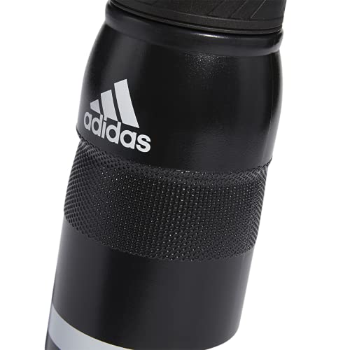 adidas 750 ML (28 oz) Stadium Refillable Plastic Sport Water Bottle - color: Black/White