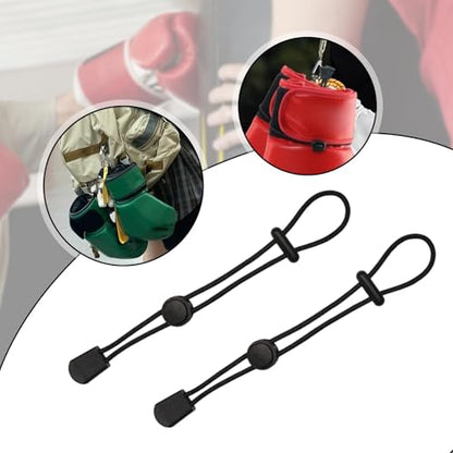 kowaku Boxing Gloves Carrying Strap Travel Carrier Gloves Punching Bag Strap,Accessory,Storage Rack,Professional Hanging Sling Leash - color: black