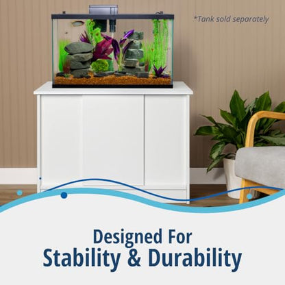 Tetra 40 Gallon Fish Tank Stand, Durable Water-Resistant Wood - size: 40 Gallon
