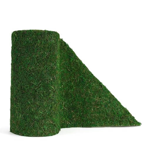Fake Moss Table Runner 71" x12" - Realistic Green Moss Sheet for Crafts, Garden Party Decorations, Woodland Theme, Forest Decor 30x180CM