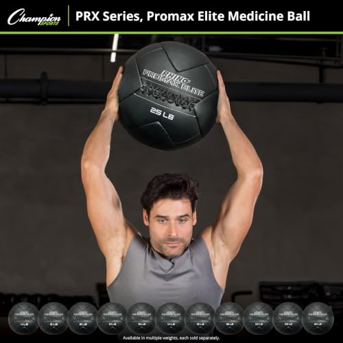 Champion Sports Rhino ProMax Elite Slam Ball - color: Promax Elite, size: 25 Pounds