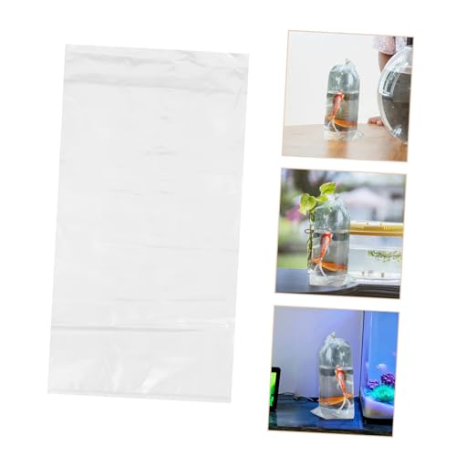 DECHOUS 50pcs Fish Packing Pouches Oxygen Live Fish Transport Bag for Aquariums Leakproof and Easy Monitoring
