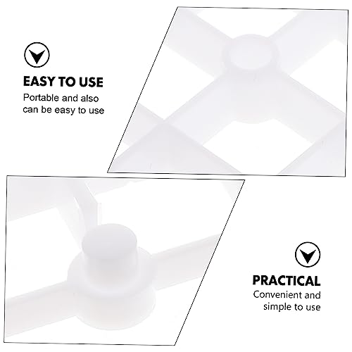 Totority 2pcs Aquarium Dividers for Fish Tanks Wear-Resistant Bottom Isolation Plates Convenient Splicing Design for Gravel for Betta and Shrimp Tanks