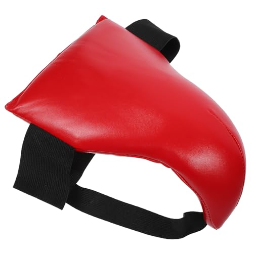 DOITOOL ’s Breathable Groin Protector for Martial Arts Boxing Taekwondo Training, Reusable Integrated Crotch Guard in Red, Lightweight Protective Gear for ’ Combat Sports