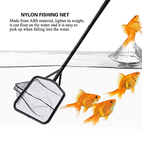 Aquarium Fish Net, Lightweight Nylon Aquarium Shrimp Net Fish Fishing Net Fish Net Mesh Fish Catching Mesh Tool with Plastic Handle - color: M