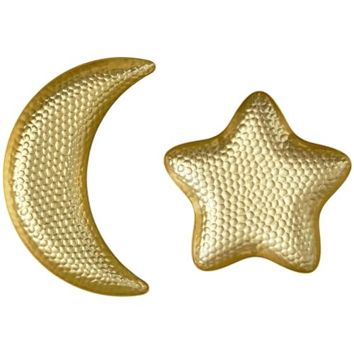 2pcs Ramadan Dessert Tray Metal Serving Plate Small Dinner Dish for Islam Muslim Party Family Gathering Dinning Table Decoration