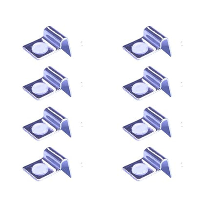 Practical Tanks Lid Clip 8pcs Rustproof Fishtanks Glass Cover Holders Clamps for Frameless Aquariums Secure Fastening Aquarium Lid Clamps - size: 4mm