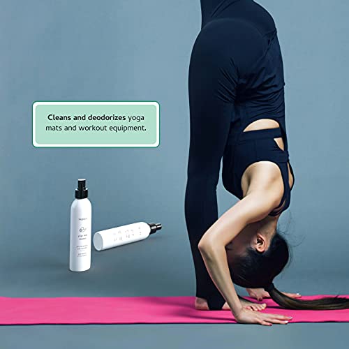 Begley's Yoga Mat Cleaner and Deodorizer Spray 8oz, with Fragrant Essential Oils, Pure Eucalyptus & Lavender - size: 8 Fl Oz (Pack of 1)