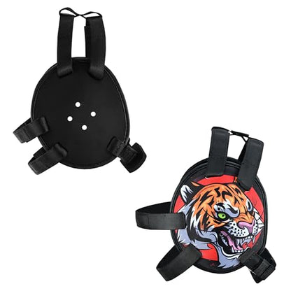 ROAR-INT Kid's Ear Guard BJJ Grappling Head Guard Adjustable Wrestling Headgear for Boys and Girls Earguard MMA Jiu Jitsu (Tiger/Black (2Pcs)) - color: Tiger/Black (2pcs)