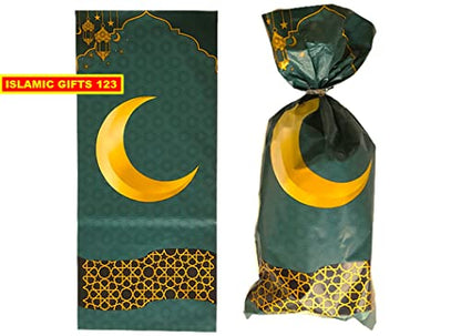 Ramadan [50 Pack] Ramadan Favor Bags Ramadan Mubarak Bags Happy Eid Customized Party Favors Eid decor Arabic Novelty Bags Gifts Wholesale - style: Bags(50)