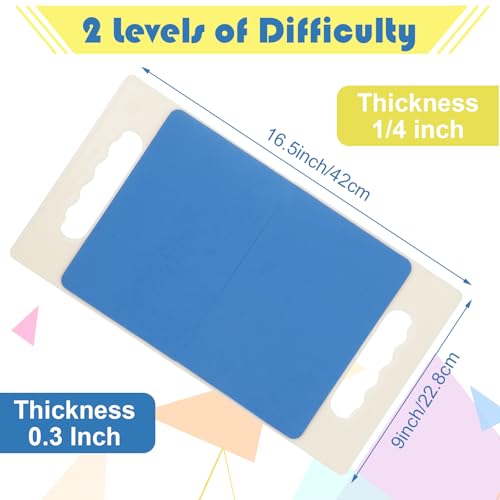 QTLCOHD 2 Pack Rebreakable Boards Martial Arts | Taekwondo Karate Breaking Boards for Kids and Adults - Foam Breaking Board MMA Ninja Training Practice EVA Boxing Equipment