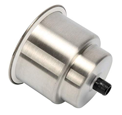 Amarine Made 4pcs Stainless Steel Cup Drink Holder with Drain for Marine Boat RV Camper