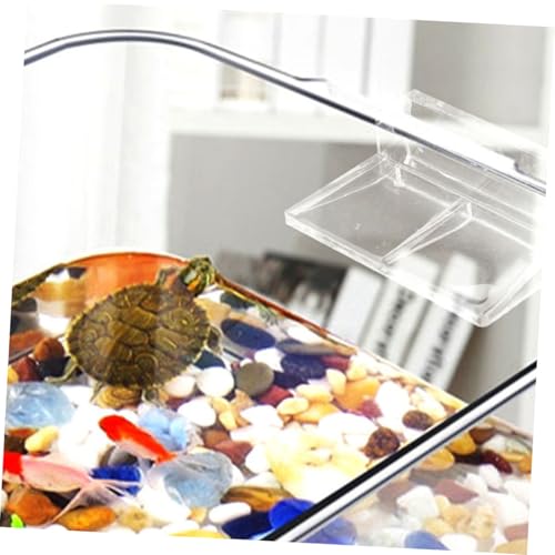 BESTonZON 10pcs Fish Tank Lid Holder Bracket Acrylic Support Clips for Aquarium Cover and Stable Fish Tank Accessories Robust Design for Thickness Aquariums