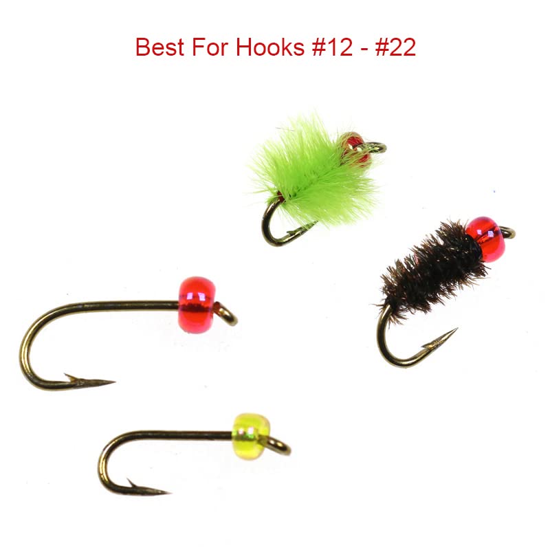 Greatfishing 1000pc Mixed Colors Fly Hook Beads Fly Hook Head Binding Material Color Reflective Head Beads Fly Tying Materials