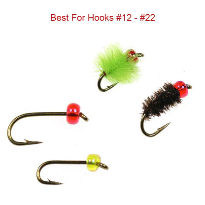 Greatfishing 1000pc Mixed Colors Fly Hook Beads Fly Hook Head Binding Material Color Reflective Head Beads Fly Tying Materials