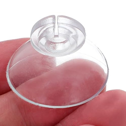 Kisangel 20pcs Aquarium Oxygen Tubing Suction Cup Clips Soft Holder Clamp Fish Tank Hose Fixing Accessories for Air Pump Aquarium Use