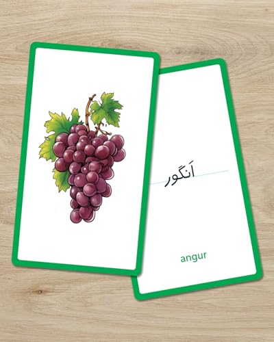 Persian Vocabulary Flashcards: Fruits | Ideal for Kids and Adult learners - style: Fruits