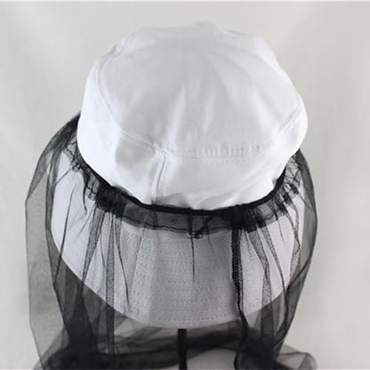 Practical Head Covers with Fine Density Mesh Antibug Head Net for Women Men Unisex Hiking Camping Fishing Accessories Gnat - color: B