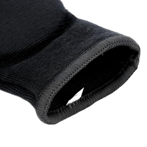 Keenso 2 Pcs Gel Knuckle Guard Boxing Gloves Hand Wraps, Anti Slip Half Finger Inner Gloves for Kickboxing with Wrist Support (Black)