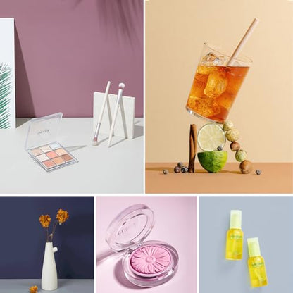 Yoocheese Photo Backdrop for Product Photography: 16.5X11.7 Double-Sided Paper with Shadow Board Props for Food,Small Item Photos - Content Creator,E-Commerce Seller Background Kit.(7pcs/14pattern) - color: Plain