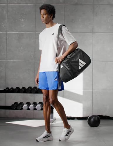 adidas Power Gym Bag – Lightweight Small Duffel, Black/White, OSFA - color: Black/White