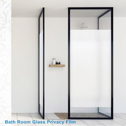 VSUDO 1 Roll 35.4" by 78.7" Privacy Window Film, White Frosted Pattern Window Tint for Home, Static Cling Window Sticker (19.37 Sq. Ft Total) - color: White Frosted, size: 1 Roll, 35.4" By 78.7"