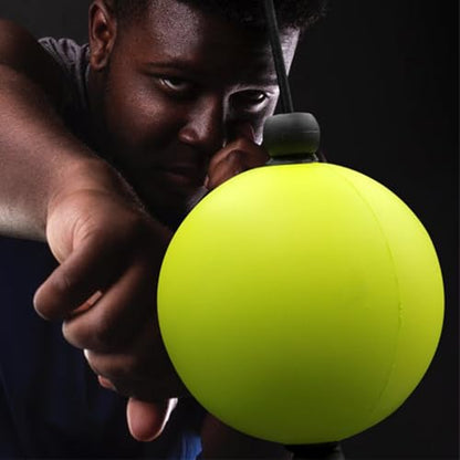 Boxing Reflex Ball No Drill Wall Mounted Design, Bouncing Reflex Punching | Boxing Equipment for Training At Home Reflex Speed Training Punching Ball Reaction Quickness Coordination Indoo