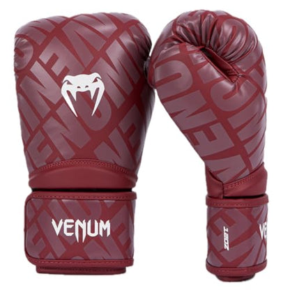 Venum Contender 1.5 Boxing Gloves - color: Burgundy/White, size: 14-Ounce