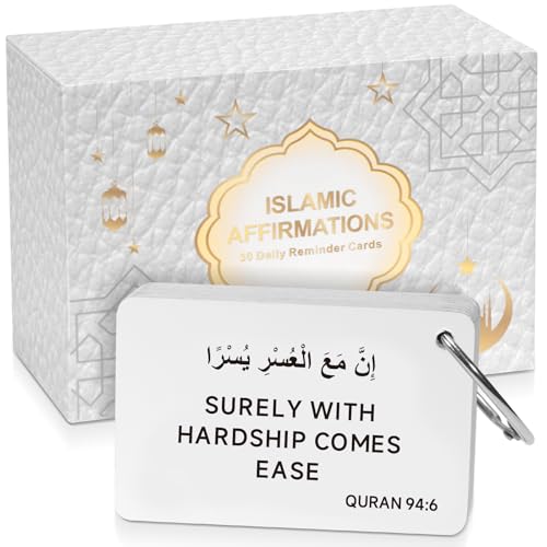 Ramadan Gift, 30 Daily Quran Affirmation Cards, Eid Decor