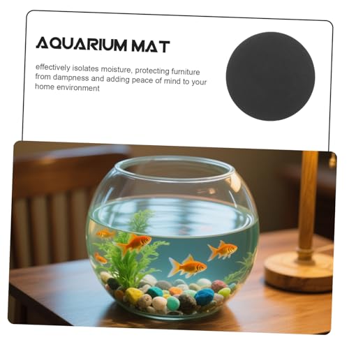 Mikikit Fish Tank Leveling Mat: Shock-Absorbing Non-Slip Aquarium Pad for Under Tank Cushioning Mat for Micro Landscape Bottles and Terrariums
