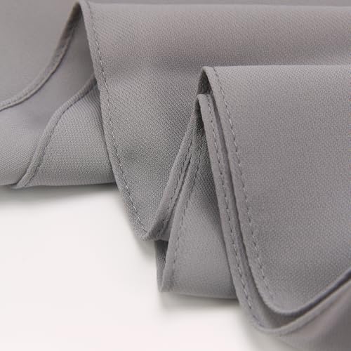 Women’s Chiffon Hijab Scarf - Heavyweight Solid Color Shawl & Wrap, Soft Breathable Headwrap for All Seasons - color: Mcgjxfs2604-grey