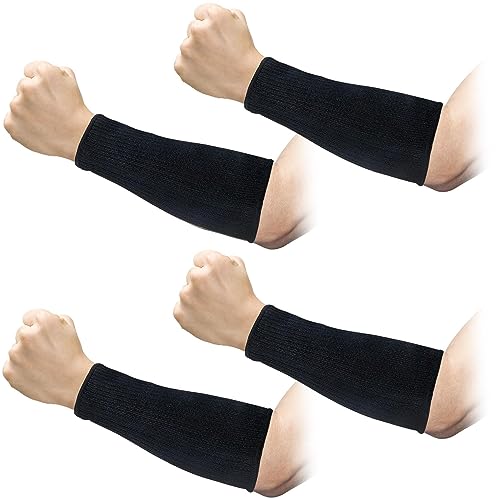 REDANHA Arm Protection Sleeves Level 5 Protection Cut Burn Resistant Sleeve Anti Abrasion Forearm Cover Protector - color: Black