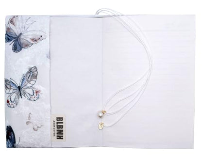 BLBMH 10x7 Fabric Book Covers for Hardcover Paperbacks Bible - Butterfly A - color: Butterfly a